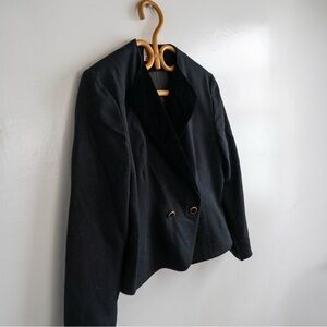 Pendleton Black Wool Blazer | Double Button | Vintage Tailored Jacket
